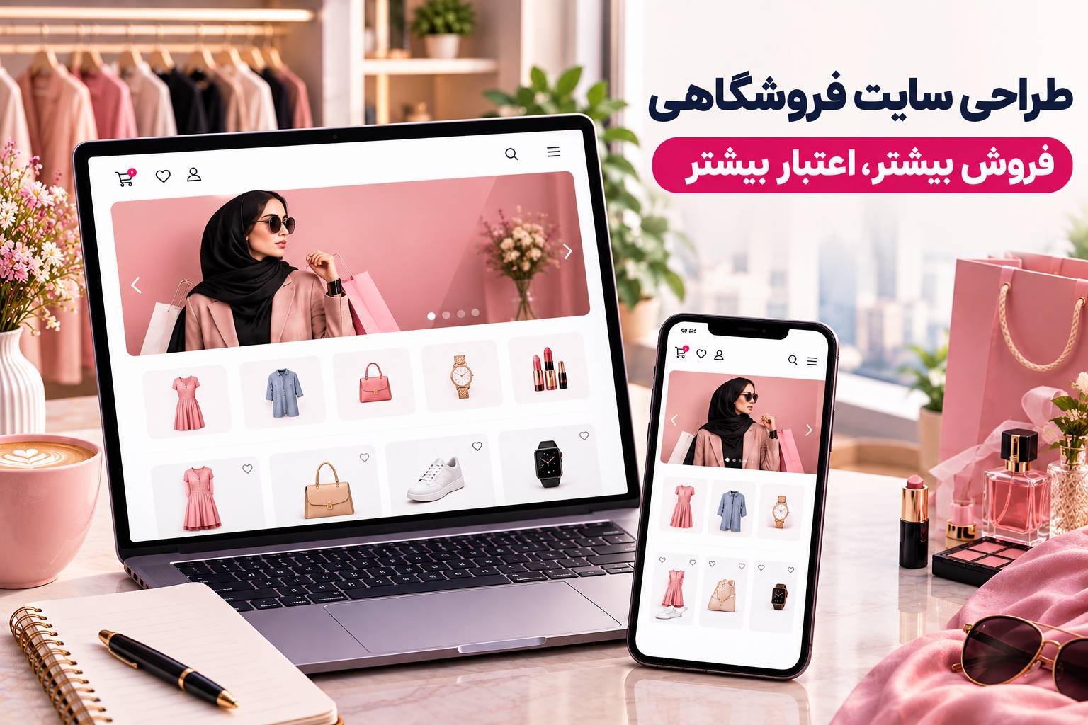 طراحی سایت فروشگاهی در شیراز| فروشت رو 24 ساعته کن